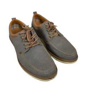 KKYC Shoes Grey Brown Classic Casual Comfortable Lace Up Mens Size 11